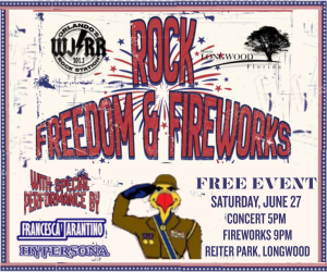 Rock Freedom and Fireworks at Reiter Park