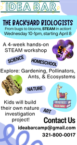 Idea Bar Backyard Biologist Homeschool Enrichment
