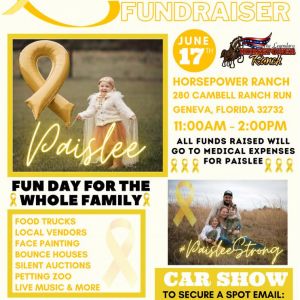 Paislee’s Fundraiser and Blood Drive at Horsepower Ranch