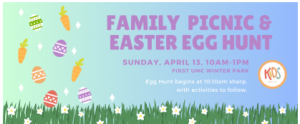 FUMC of Winter Park Family Picnic and Easter Egg Hunt
