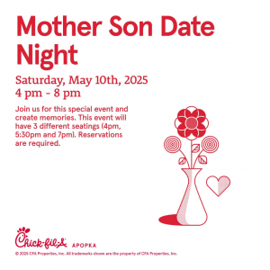 Chick-fil-a Apopka Mother Son Date Night