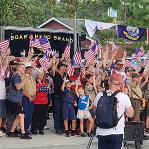 Heroes Strong Flag Day Flag retirement ceremony