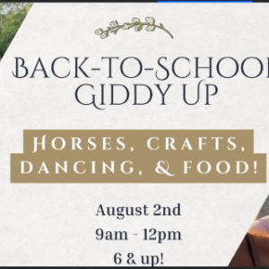 Back to School Giddy Up at Wild Heart Riding School
