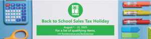 Florida Back to School Sales Tax Holiday
