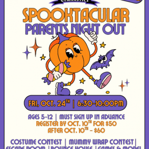 ACE Gymnastics Spooktacular Party Kids Night Out