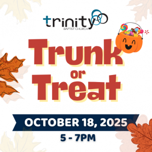 Trinity Baptist Church Trunk or Treat