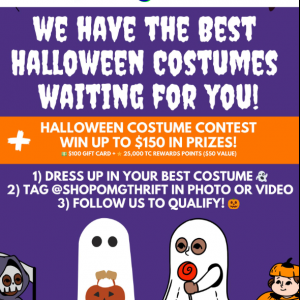 OMG Thrift Annual Halloween Costume Contest