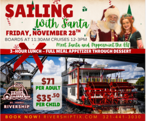 St. John's Rivership Sailing With Santa