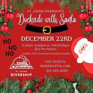Dockside with Santa aboard the Barbara Lee