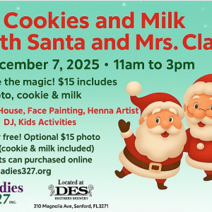Dees Brothers Brewery and Ladies 327 Cookies and Milk with Santa and Mrs. Claus