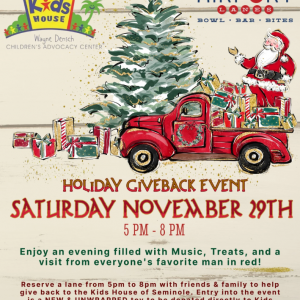 Airport Lanes Holiday Giveback Event