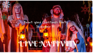 Front Yard Christmas Party and Live Nativity at Renewal Church