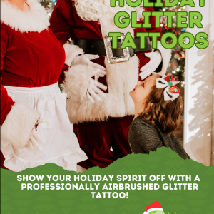 Wekiva Island Holiday Glitter Tattoos