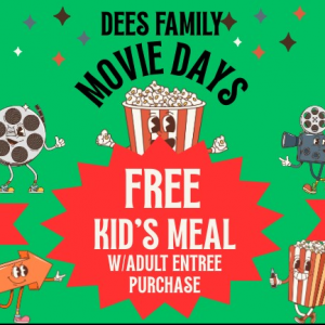 Dees Brothers Family Movie Days-Christmas Edition