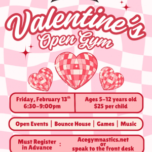 ACE Gymnastics Valentines Open Gym