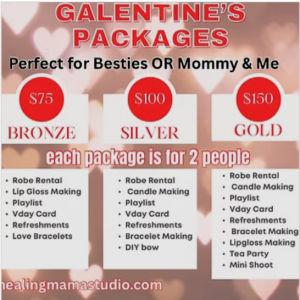 Healing Mama Studio Galentine's Packages