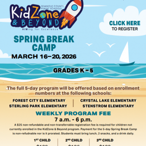 Seminole County KidZone Spring Break Camp