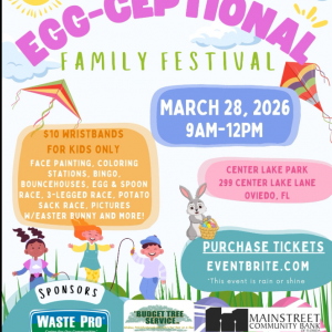 Oviedo Egg-Ceptional Family Festival at Center Lake Park