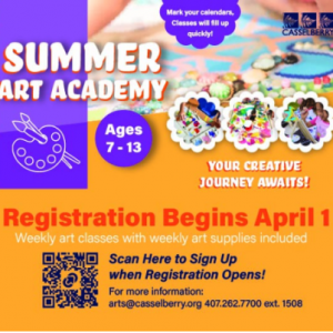 Casselberry Art House Summer Art Academy