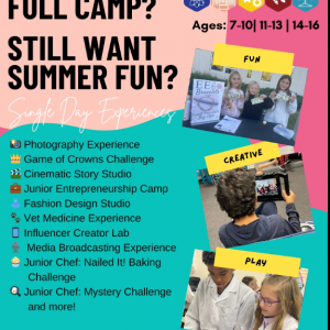 Aspire STEAM Studio Summer Experience