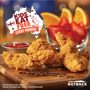 Outback Steakhouse-Kids Eat Free Mondays