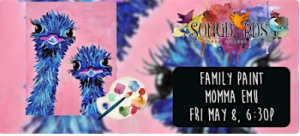 Songbirds Family Paint Party-Momma Emu