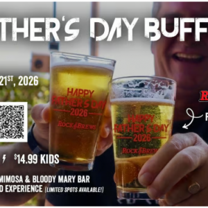 Rock and Brews Father's Day Brunch Buffet