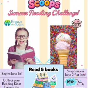 Engage the Brain's Brain Scoop Summer Reading Challenge
