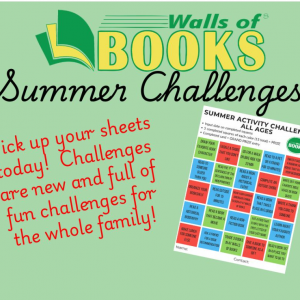 Walls of Books Summer Reading Challenges