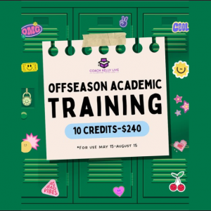 Coach Kelly LIVE Off Season Academic Training
