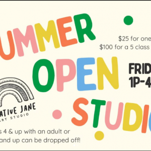 Creative Jane Art Summer Open Studio