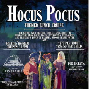Hocus Pocus Themed Lunch Cruise aboard the Barbara Lee