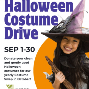 Winter Park Library Halloween Costume Drive