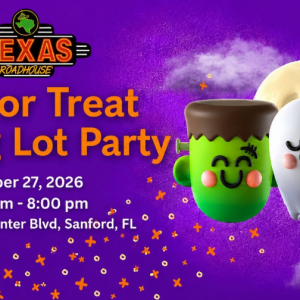 Texas Roadhouse Sanford Tent or Treat Parking Lot Party