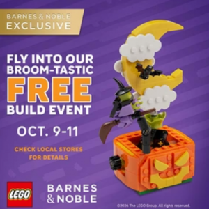 Barnes and Noble Atlamonte Mall Lego Halloween Themed Mini Build Event