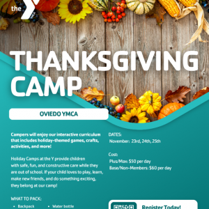 Oviedo YMCA Thanksgiving Camp