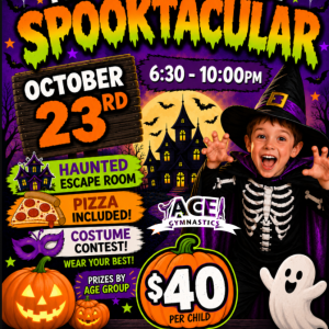 ACE Gymnastics Spooktacular Party Kids Night Out