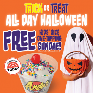Andy's Frozen Custard - Trick or Treat Sundae Treat