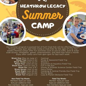 Heathrow Legacy Club Summer Camp